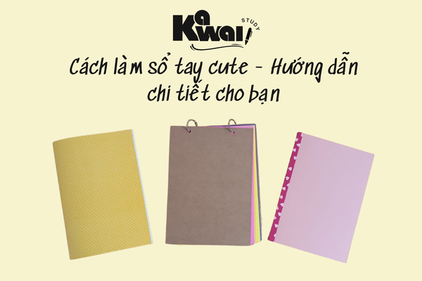 cách làm sổ tay cute