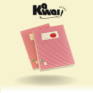 Sổ Tay Cà Chua Kawaii study Cute Không Đường Kẻ