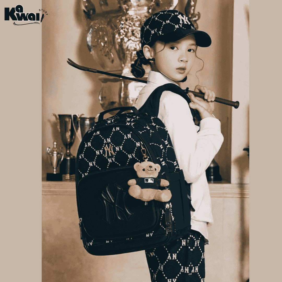 Balo Kid MLB Monogram-balo thời trang nữ hàng hiệu