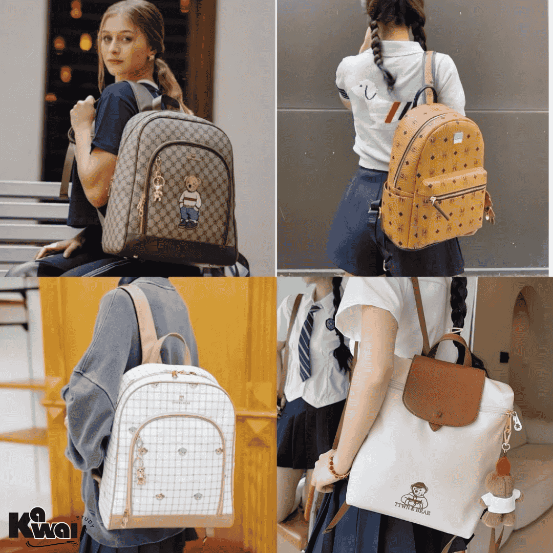 Balo thời trang nữ hàng hiệu Đi Hoc TTWN BEAR